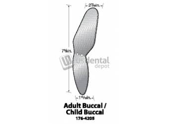 SELECT Double-ended Double-sided SS Angled Mirror Adult/Child Buccal each #176-4205 - Mirrors for oral Photography contrastors for intra-oral photography and mirrors for intra oral cameras .