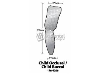 SELECT Double-ended Double-sided SS Angled Mirror Child Occlusal/Buccal each #176-4206 - Mirrors for oral Photography contrastors for intra-oral photography and mirrors for intra oral cameras .