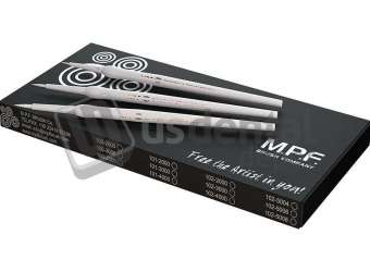 MPF BRUSH Zirconia Staining Bruish Kit 3 Brushes Kit - Mfg.#105-1000 1051000 - #MPF BRUSH co