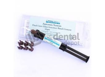 PRO-LINE  - Orthodontic Band Cement automix Dual Cure Glass Ionomer 1 Syringe Kit A2 #015-028 #015028