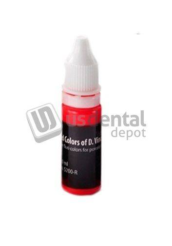 SMILE LINE Intensive fluo colors for porcelain build-up- red- 10ml 5200-R