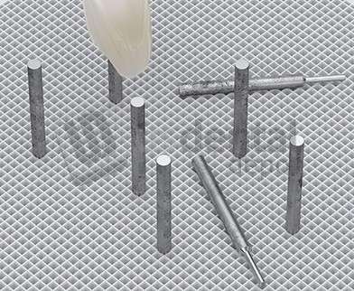 MPF BRUSH Stainless Steel Pins- 10 Count 114-2001 - #MPF BRUSH co