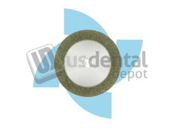 ATTRITOR - Mounted Diamond Disc Full Face Double Side 0.15mm thickness x 13mm Diameter AM13D15