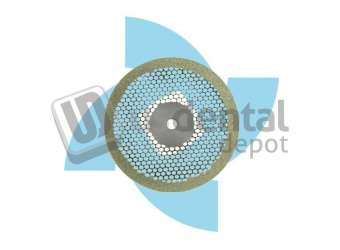 ATTRITOR - Mounted Diamond Disc Perforated Double Side 0.20mm thickness x 22mm Diameter H22D20
