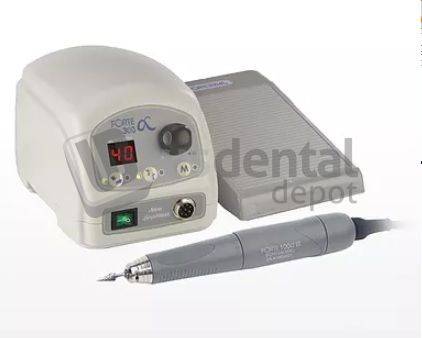 SAESHIN - SAESHIN FORTE 300a Brushless RPM: Max. 40000 rpm w/ handpiece and foot pedal #