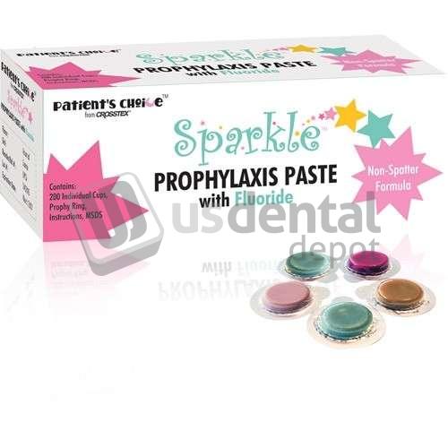 SPARKLE PROPHY PASTE MINT CRS 200PK CROSSTEX UPCM US Dental Depot