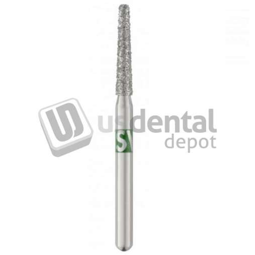 SS WHITE - Piranha Diamonds FG #846KR.014 Coarse  Grit , Modified Flat End Taper, Single Use - #846KR-014C