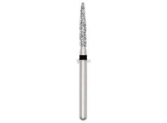 SS-WHITE - PIRANHA Diamond-Flame FG SC Super Coarse  Size #862-012SC 1.2 mm Diameter 25pk Single Patient Use