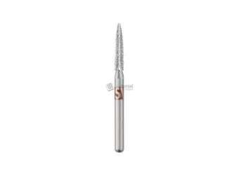 SS-WHITE -PIRANHA Diamond-Flame FG Fine Size #862-016F 1.6 mm Diameter 25pk Single Patient Use