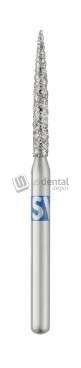 SS-WHITE - Piranha Diamond-Flame FG Medium Size #863-014M 1.4mm Diameter 25pk Single Patient Use