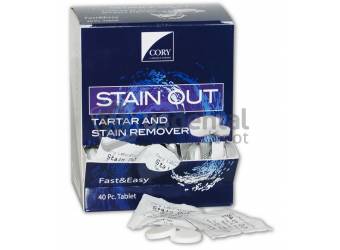 Cory Labs - Stain Out Tartar & Stain Remover Tablets 40pk #TSR40