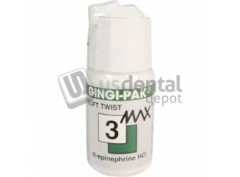 GINGI-PAK - SOFT TWIST CORDS Epinephrine MAX Cord #3 (Thick) - #10115M