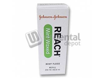 J&J - J&J Dental Floss Waxed Mint 200/yds - #002733