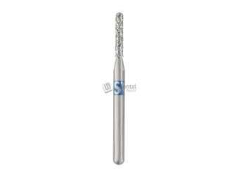 SS-WHITE - Piranha Diamond Round End Cylinder FG Medium Size #880-012M 1.2mm Diameter 25pk Single Patient Use