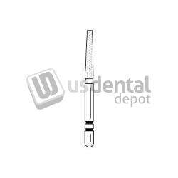 PREMIER Two Striper Diamonds FG Flat end Taper Coarse Grit  1.4mm diameter 702.8C 5pk. - #2015343