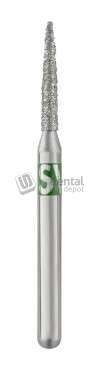 SS-WHITE - Piranha Diamond-Flame FG Coarse Size #888-012C 1.2 mm Diameter 25pk Single Patient Use
