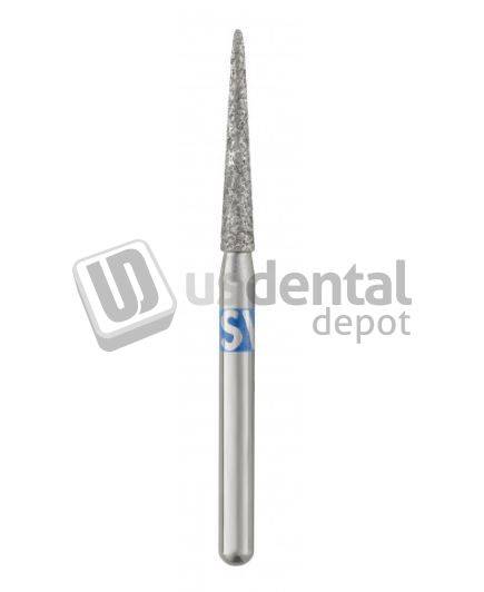 SS-WHITE - Piranha Diamond Needle FG Medium Size #859-016M 1.6mm Diameter 25pk Single Patient Use