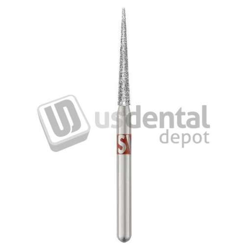 SS-WHITE - Piranha Diamonds FG #859.014 Fine  Grit , Needle Shaped, Single Use Diamond Bur - #859-014F