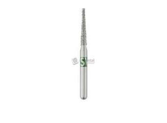 SS-WHITE - Piranha Diamond Needle FG Coarse Short Shank Size #858-014C-S 1.4mm Diameter 25pk Single Patient Use