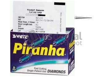 SS-WHITE - Piranha Diamonds FG #858.014 Very Fine  Grit , Needle Shaped, Single Use Diamond - #858-014VF