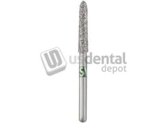 SS-WHITE - Piranha Diamonds FG #879K.014 Coarse  Grit , Curettage Single Use Diamond Bur - #879K-014C