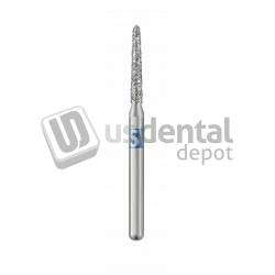 SS WHITE - Piranha Diamonds FG #877K.016 Medium  Grit , Curettage Single Use Diamond Bur - #877K-016M