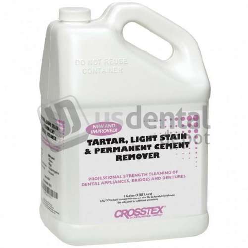 CROSSTEX Tartar and Stain Remover 1 Gallon Bottle/3.785L #CRO JEZTS