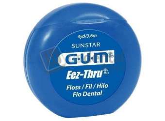 SUNSTAR Eez-Thru®  Dental Floss- Plain- 4 yds- 144pk #2010A