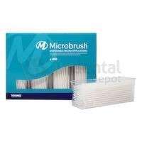 MICROBEUSH PLUS -  Dispenser Kit- Superfine Size- WHITE- 1 Dispenser + 4 Cartridges of 100 Applicators- 400pk  #PSF400-KIT