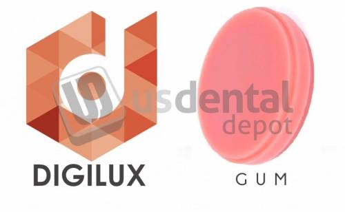 DIGILUX PMMA Disc 98.5mm ( 98mm ) x 25mm Color : GUM - LIGHT PINK Color #401074