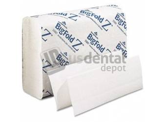 GEORGIA-PAC Z-Fold Premium C-Fold Replacement Paper Towels- WHITE- 8in x 11in Sheets- 260 ct/pk- 10 pk/cs #GEO 20885