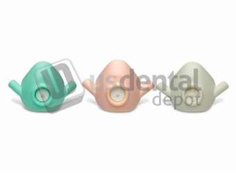 ACCUTRON PIP+® Nasal Mask- Large- Variety Pack 3 (Mint- Peach & Vanilla)- Single-Use- Disposable- 24/bx #CRO 33015-3