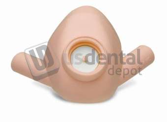 ACCUTRON PIP+® Nasal Mask- Medium- Perfect Peach- Single-Use- Disposable- 24/bx #CRO 33016-15