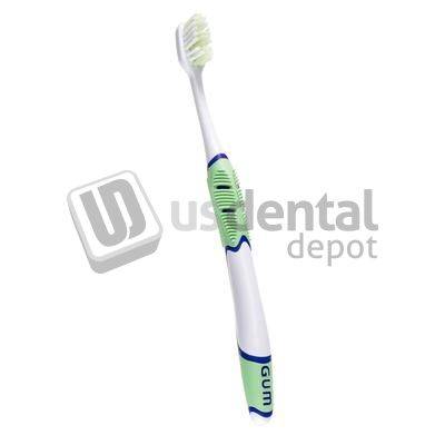 SUNSTAR Technique® Toothbrush- Patented Quad-Grip®- Sensitive Bristles- Compact Head- 1 dzpk #517PG -SUN 517PG