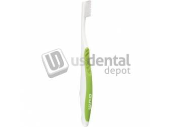 SUNSTAR GUM® Sulcus Toothbrush Ultra Gentle Bristles- 2-Row- Compact Head- 1 dz/bx #210PD -SUN 210PD
