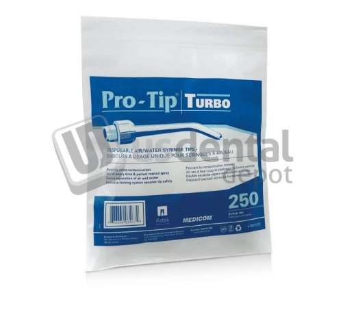 MEDICOM Pro-Tip Turbo Engle Converter 1pk g- 2pkg/cs (Not Available for sale into Canada) # 1007091 -MDC 1007091