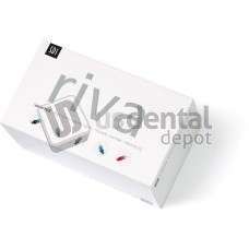 SDI Riva Glass Ionomer ASSORTED Kit – Regular Set- Contains: 10 x Riva Self Cure Regular Set A2 Capsules- 10 x Riva Light Cure Regular Set A2 Capsules- 10 x Riva Silver Capsules- 10 x Riva Luting Capsules- 10 x Riva Protect Bleach Capsules- Instruction sheet -- # 8800000 -SDI 8800000