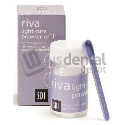 SDI Riva Light Cure Powder Refill 15g jar- Shade A3 Extra Light YELLOW- -- # 8700103 -SDI 8700103