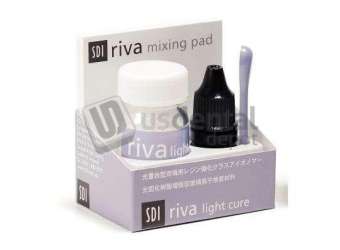 SDI Riva Light Cure Powder/Liquid Kit- Regular Set Shade A4 Extra Dark YELLOW- Contains: 1 each: 7.2mL (8g) Riva Light Cure Liquid (btl)- 15g Riva Light Cure Powder (jar) -- # 8700505 -SDI 8700505