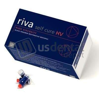 SDI Riva Self Cure HV Capsules- Regular Set- Shade A3 Extra Light YELLOW- 50/bx -- # 8630003 -SDI 8630003