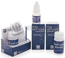 SDI Riva Self Cure Powder/Liquid Kit- Regular Set Shade T-A2 Universal- Contains: 1 each: 6.9mL (8g) Riva Self Cure Liquid (btl)- 15g Riva Self Cure Powder (jar)- Accessories -- # 8610521 -SDI 8610521