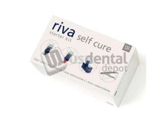 SDI Riva Self Cure Starter Kit Regular Set- A1- Contains: 10 x Riva Self Cure Regular A1 Capsules- 10 x Riva Self Cure HV A1 Capsules- 1 x Riva Conditioner- Instruction Sheet -- # 8620004 -SDI 8620004