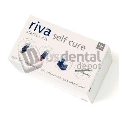 SDI Riva Self Cure Starter Kit Regular Set- A1- Contains: 10 x Riva Self Cure Regular A1 Capsules- 10 x Riva Self Cure HV A1 Capsules- 1 x Riva Conditioner- Instruction Sheet -- # 8620004 -SDI 8620004