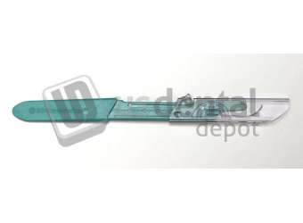 10 Sterile Surgical Blades #21 with Scalpel Knife Handle #4 | SM2701