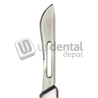 ASPEN -Bard-Parker™ Rib-Back® Carbon Steel Blade- Sterile- size #21- 50/bx- 3 bx/cs (Not Available for sale into Canada) #BEC 371121