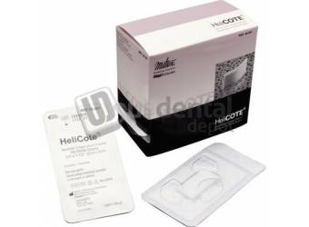 MILTEX HeliCOTE® Absorbable Collagen Wound Dressing- 3/4in x 1.5in (2cm x 4cm)- Sterile. 10/pk #MIL 62-201
