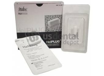 MILTEX HeliPLUG® Collagen Wound Dressing- 3/8in x 3/4in (1cm x 2cm)- Sterile. 10/pk (24 pk/plt) #MIL 62-202