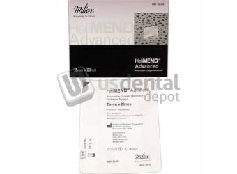 MILTEX HeliMEND Advanced Collagen Membrane 15mm x 20mm- Sterile #MIL 62-206