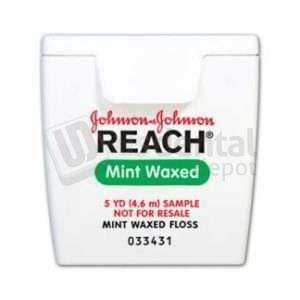 J&J Dental  Dental Floss- Waxed- Mint- Trial Size- 5yds- 1pk #JJC 009864