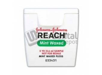 Dental Floss Dispenser Reach Waxed Mint Floss, 200 Yd Spool